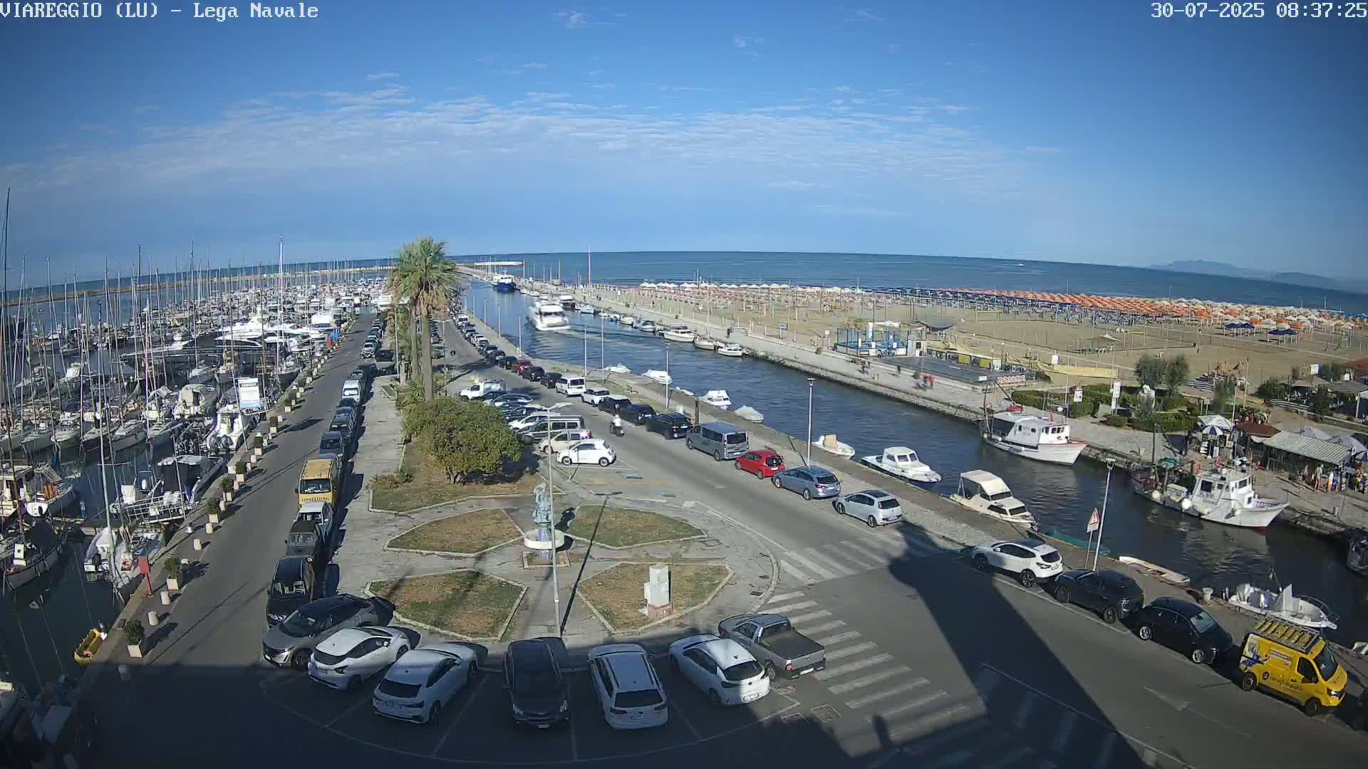 Viareggio, Naval League Coast Live Cam - Tuscany, Italy