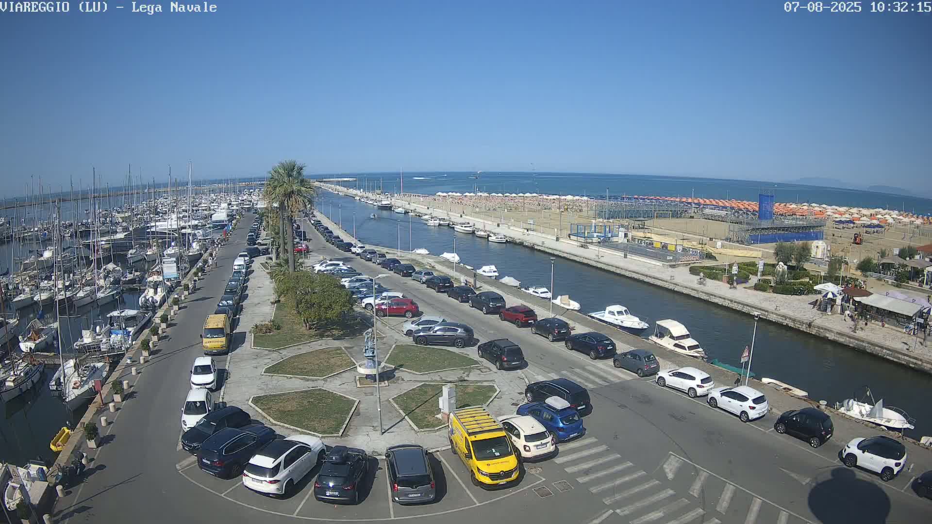 Viareggio, Naval League Coast Live Cam - Tuscany, Italy
