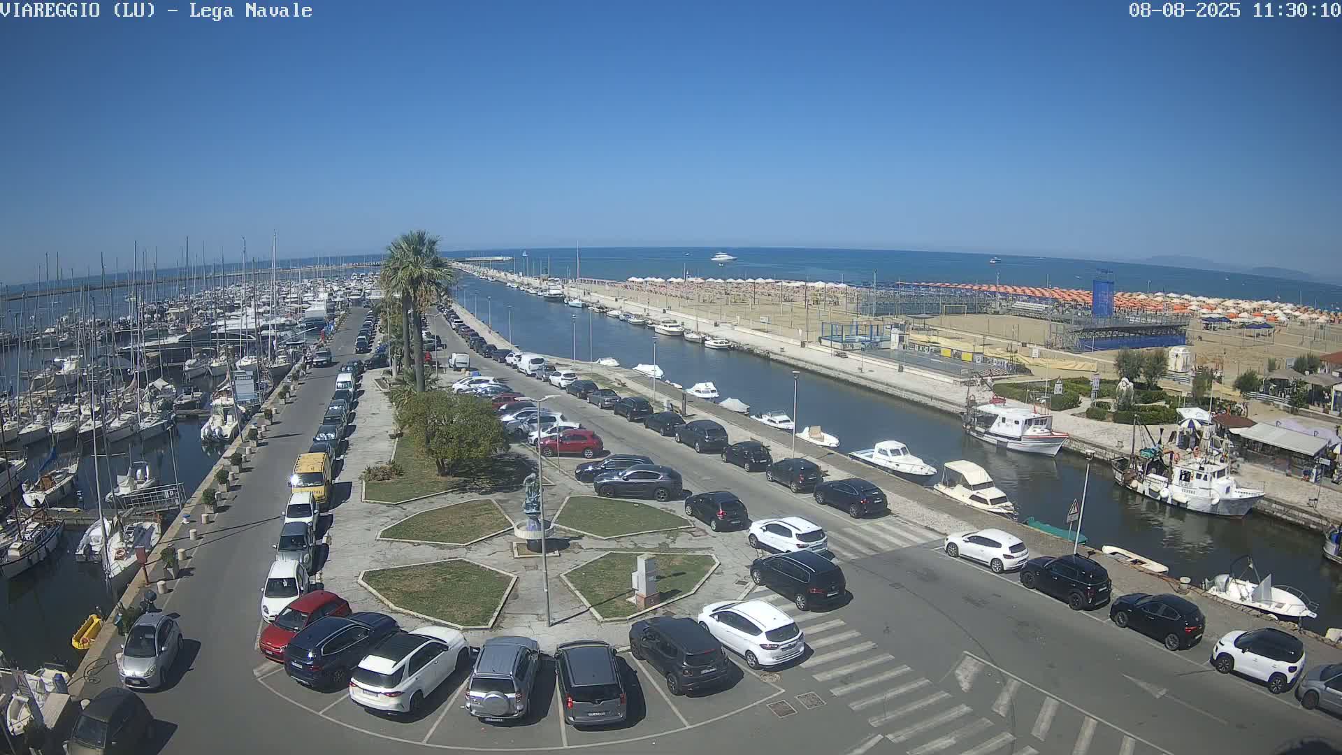 Viareggio, Naval League Coast Live Cam - Tuscany, Italy