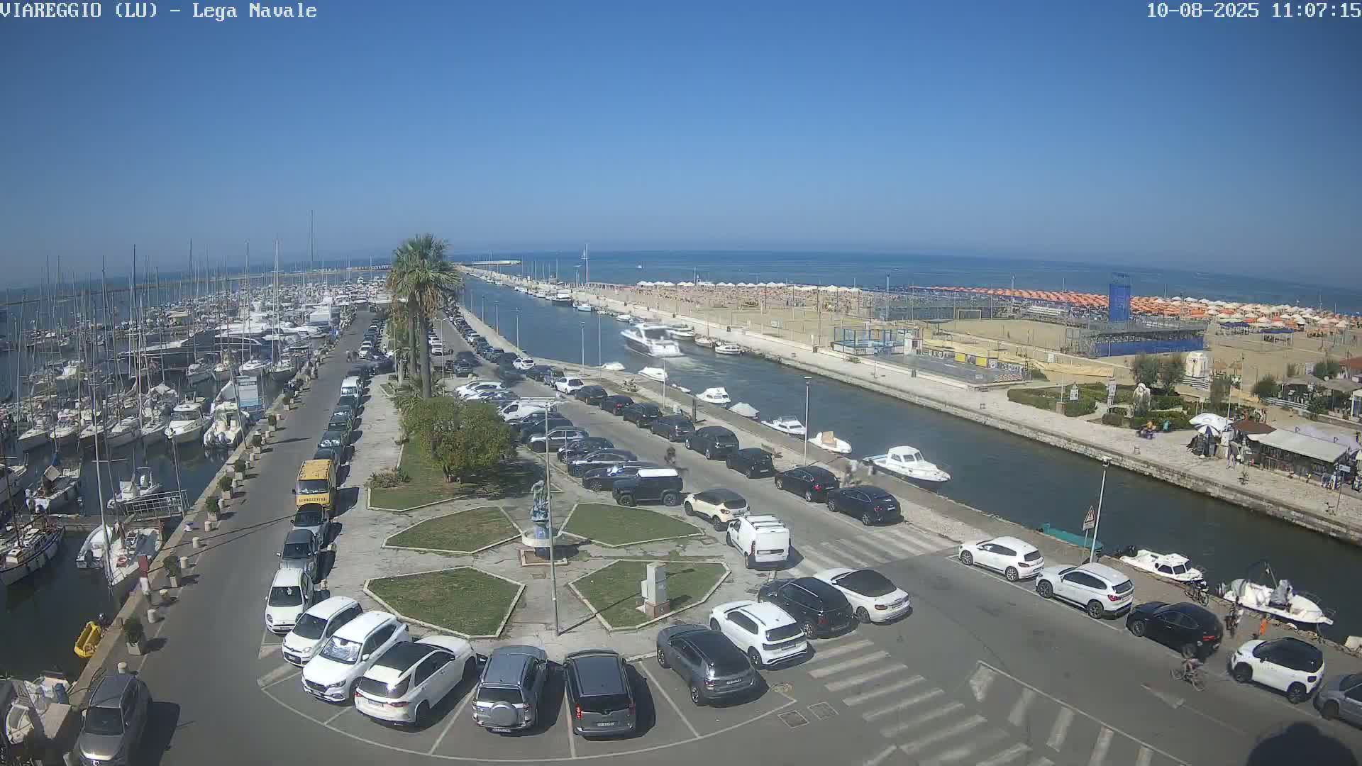 Viareggio, Naval League Coast Live Cam - Tuscany, Italy