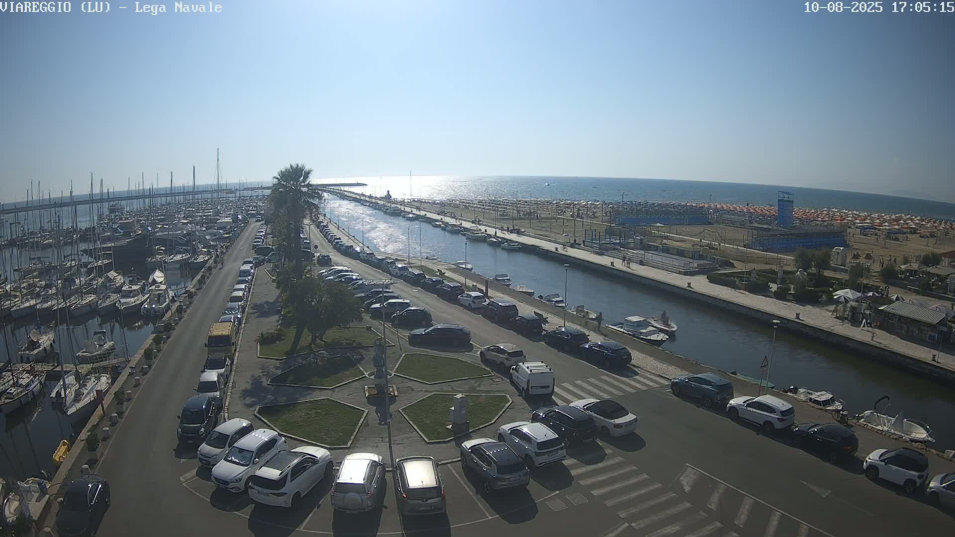Viareggio, Naval League Coast Live Cam - Tuscany, Italy