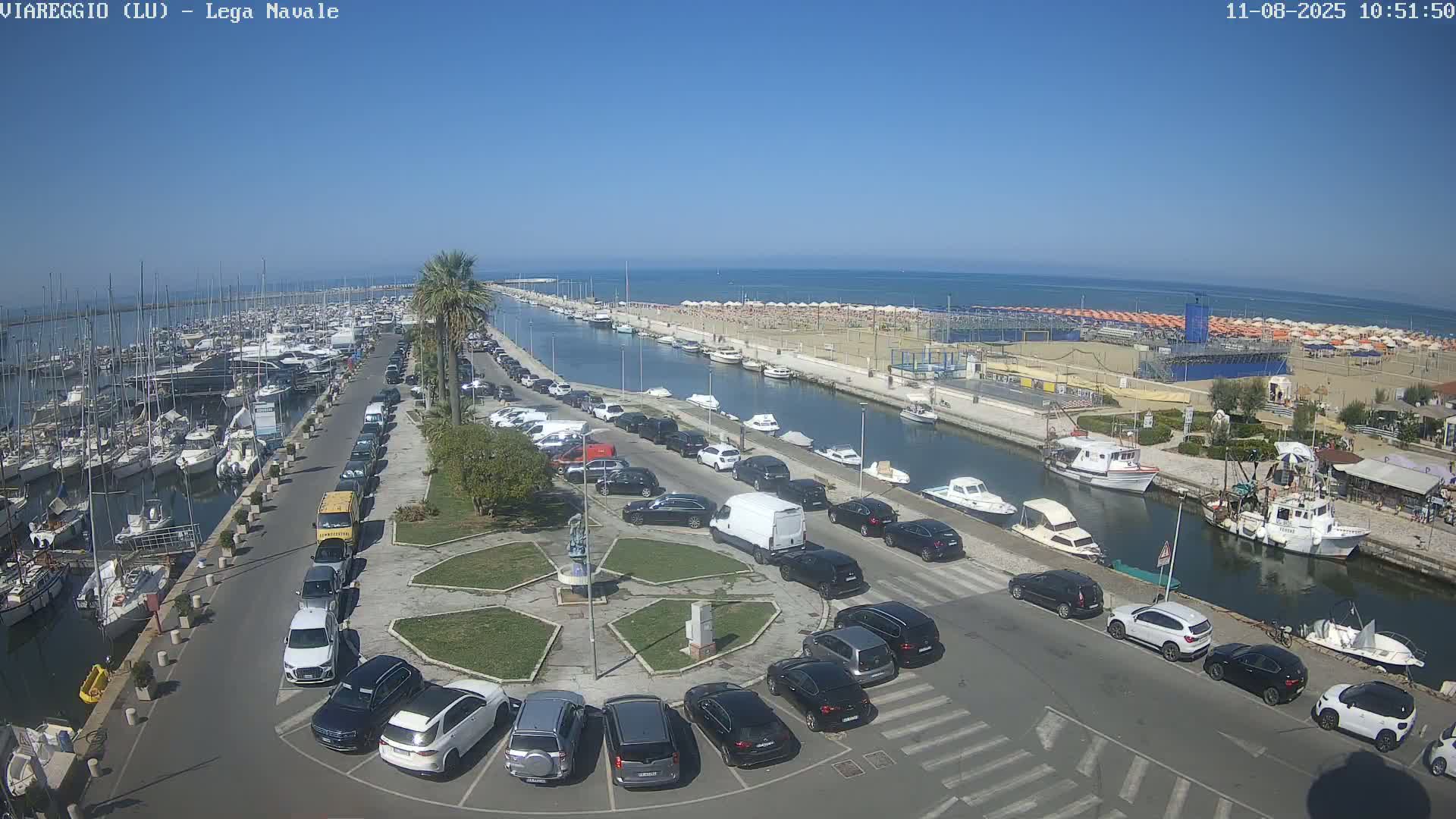 Viareggio, Naval League Coast Live Cam - Tuscany, Italy