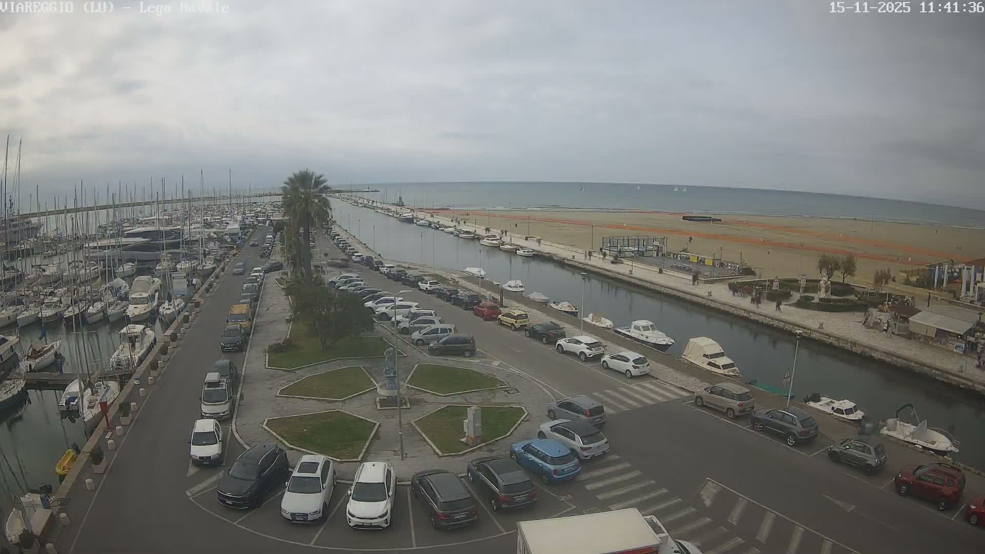 Viareggio, Naval League Coast Live Cam - Tuscany, Italy