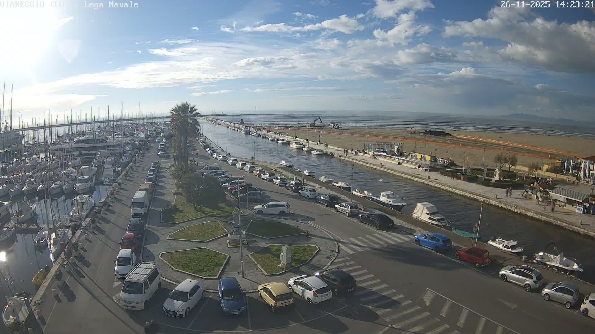 Viareggio, Naval League Coast Live Cam - Tuscany, Italy