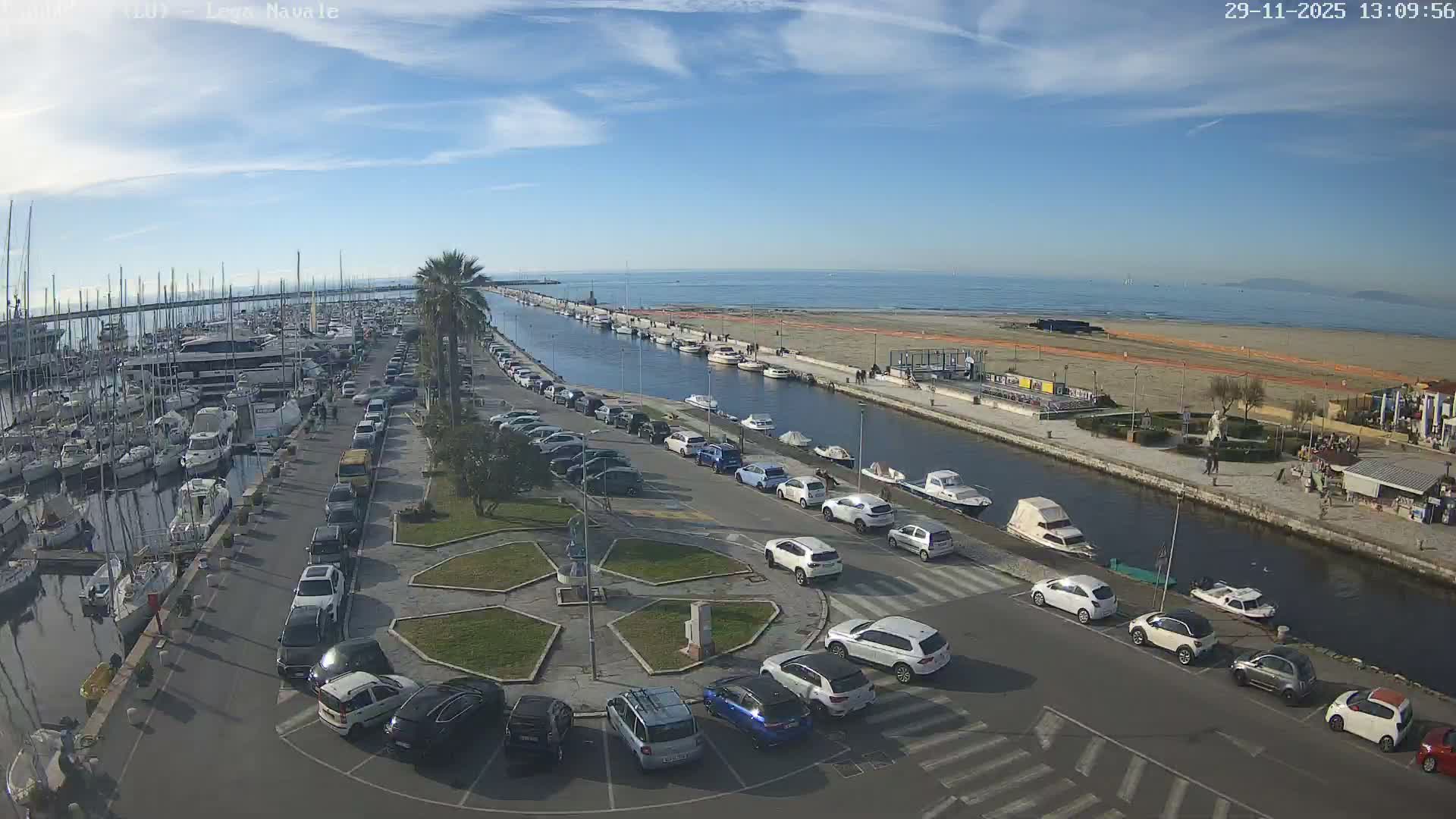 Viareggio, Naval League Coast Live Cam - Tuscany, Italy