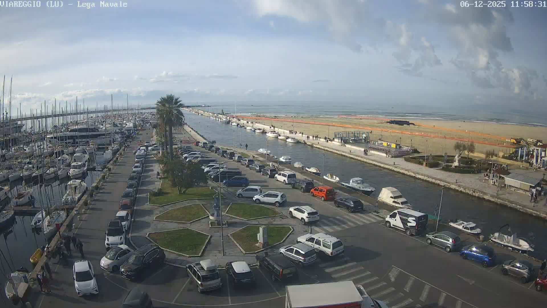 Viareggio, Naval League Coast Live Cam - Tuscany, Italy