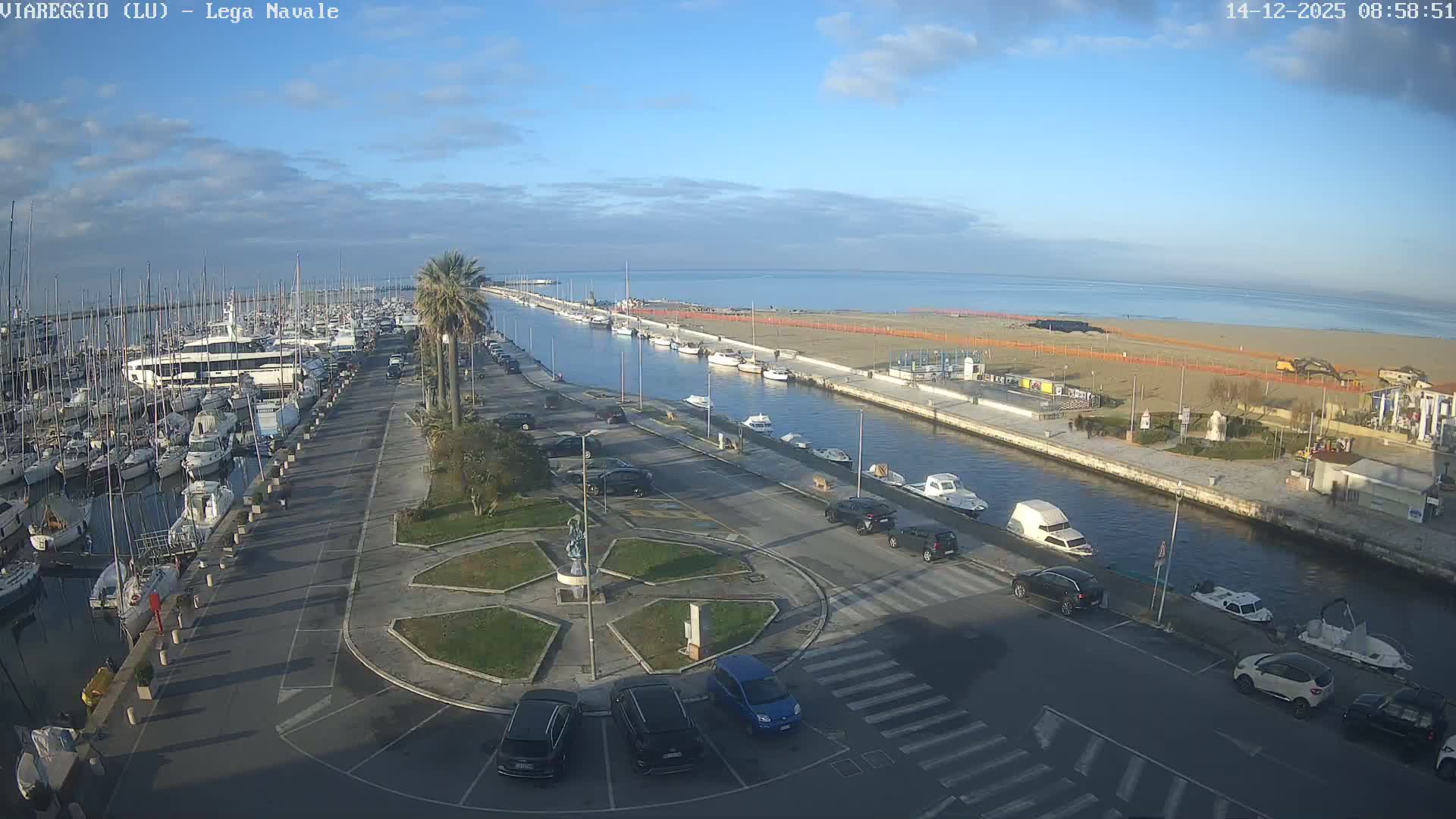 Viareggio, Naval League Coast Live Cam - Tuscany, Italy