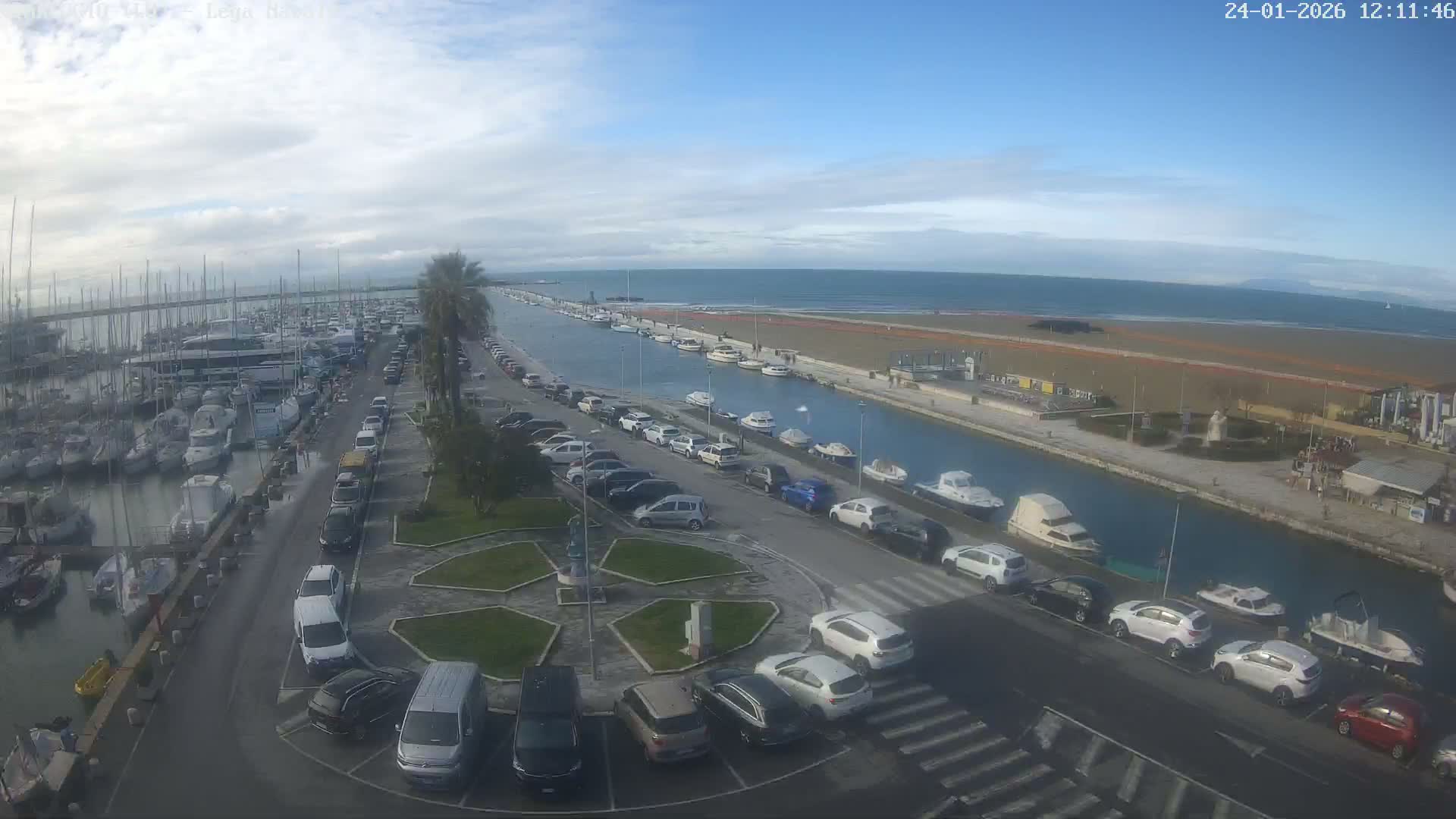 Viareggio, Naval League Coast Live Cam - Tuscany, Italy