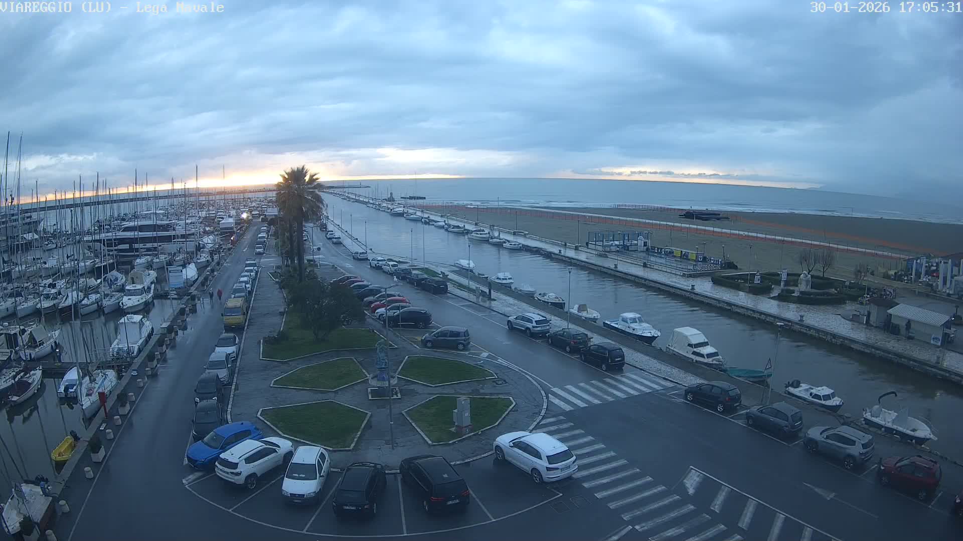 Viareggio, Naval League Coast Live Cam - Tuscany, Italy
