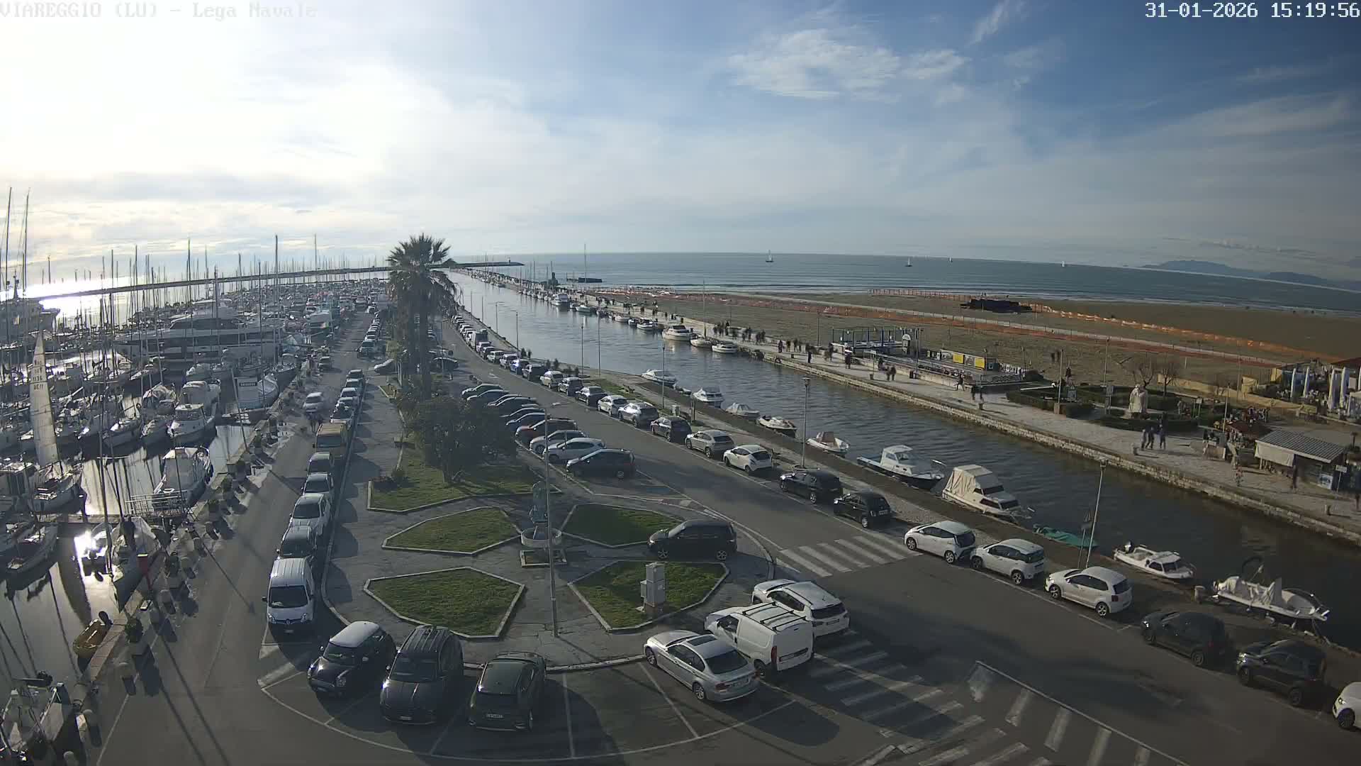 Viareggio, Naval League Coast Live Cam - Tuscany, Italy