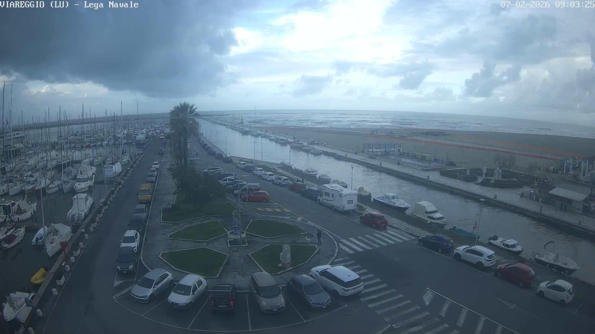 Viareggio, Naval League Coast Live Cam - Tuscany, Italy