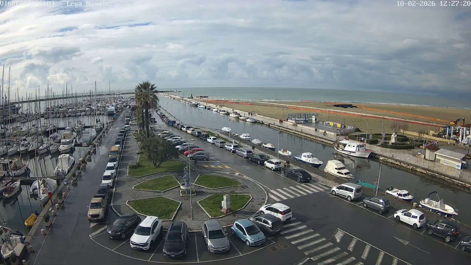 Viareggio, Naval League Coast Live Cam - Tuscany, Italy