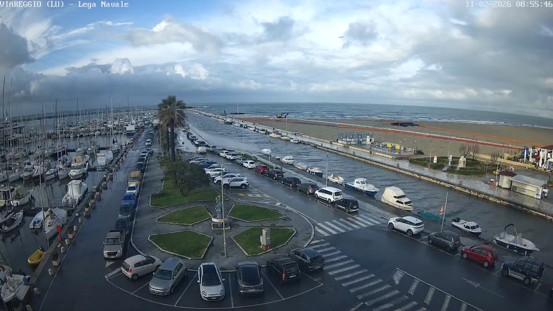 Viareggio, Naval League Coast Live Cam - Tuscany, Italy