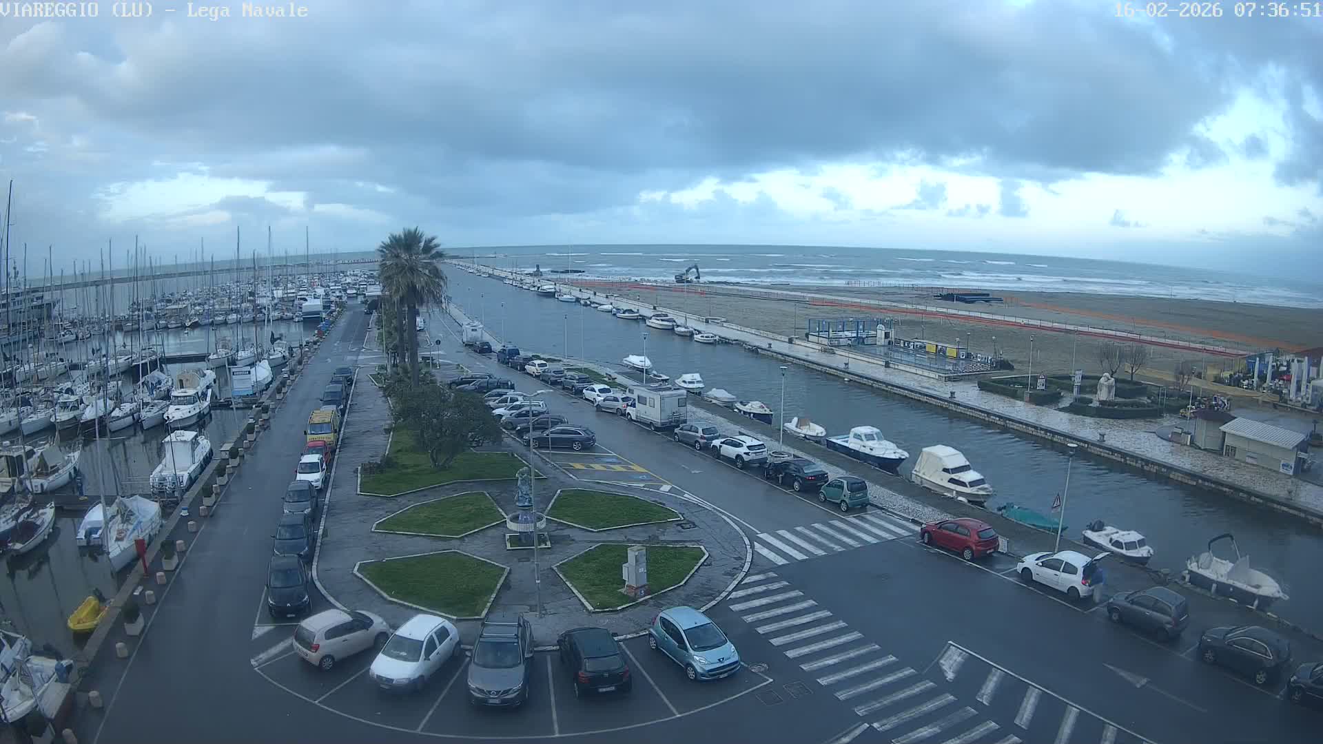 Viareggio, Naval League Coast Live Cam - Tuscany, Italy