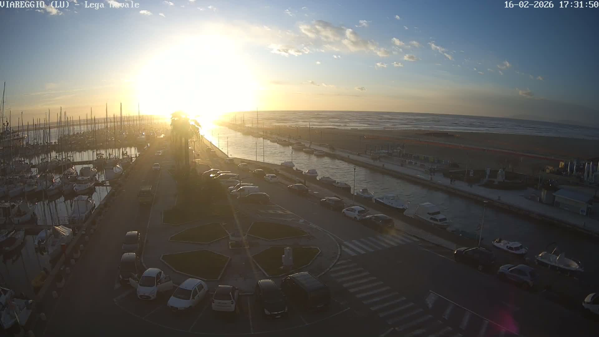 Viareggio, Naval League Coast Live Cam - Tuscany, Italy