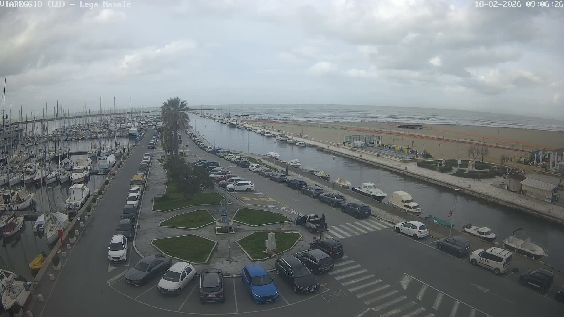 Viareggio, Naval League Coast Live Cam - Tuscany, Italy