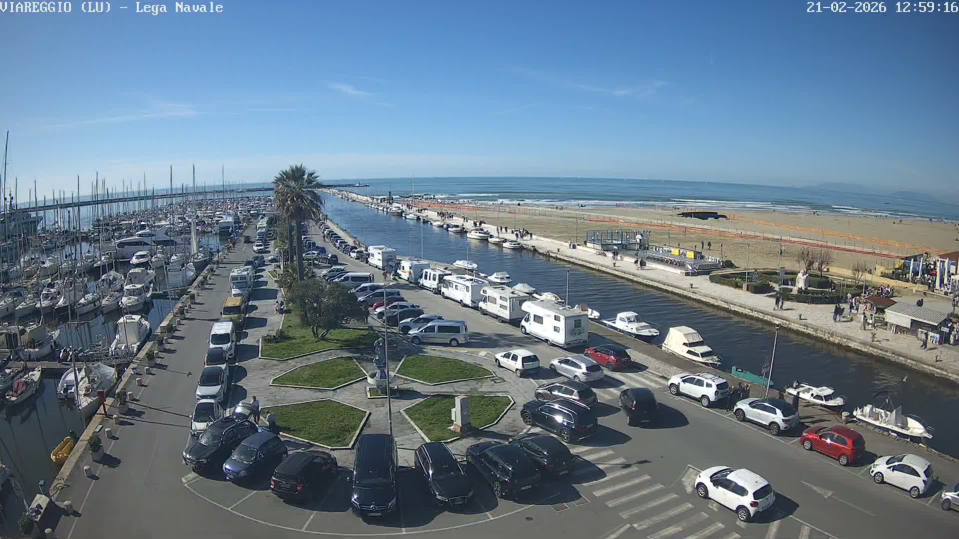 Viareggio, Naval League Coast Live Cam - Tuscany, Italy