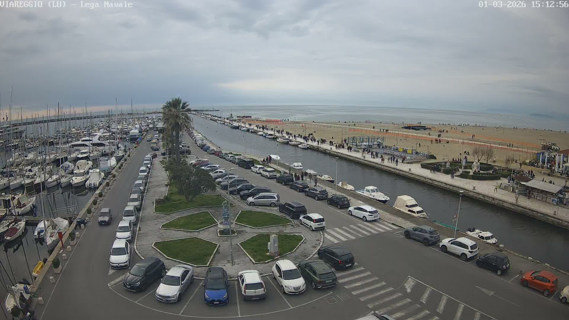 Viareggio, Naval League Coast Live Cam - Tuscany, Italy