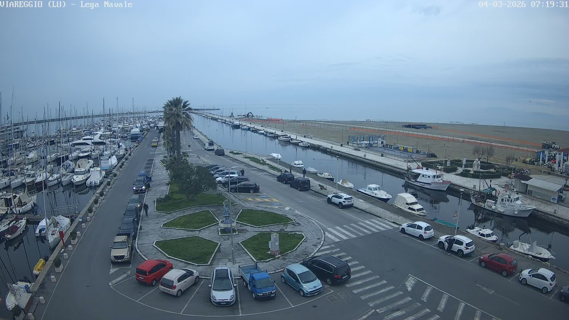 Viareggio, Naval League Coast Live Cam - Tuscany, Italy