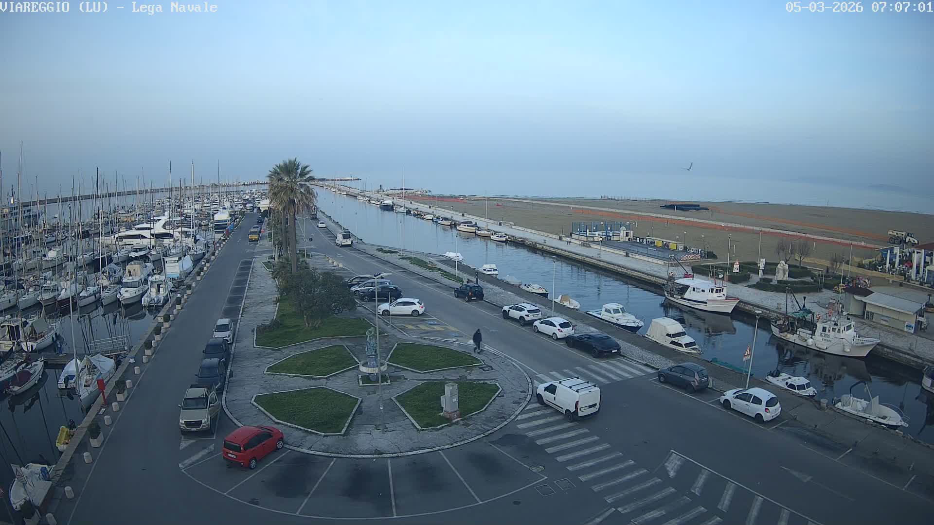 Viareggio, Naval League Coast Live Cam - Tuscany, Italy