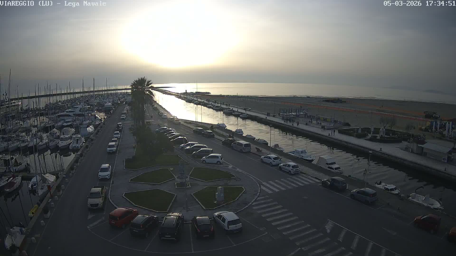 Viareggio, Naval League Coast Live Cam - Tuscany, Italy