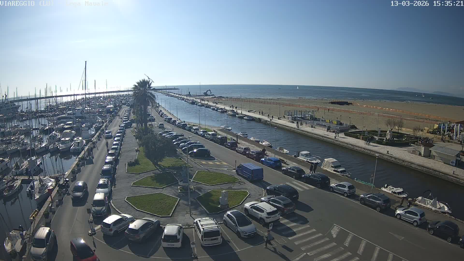 Viareggio, Naval League Coast Live Cam - Tuscany, Italy