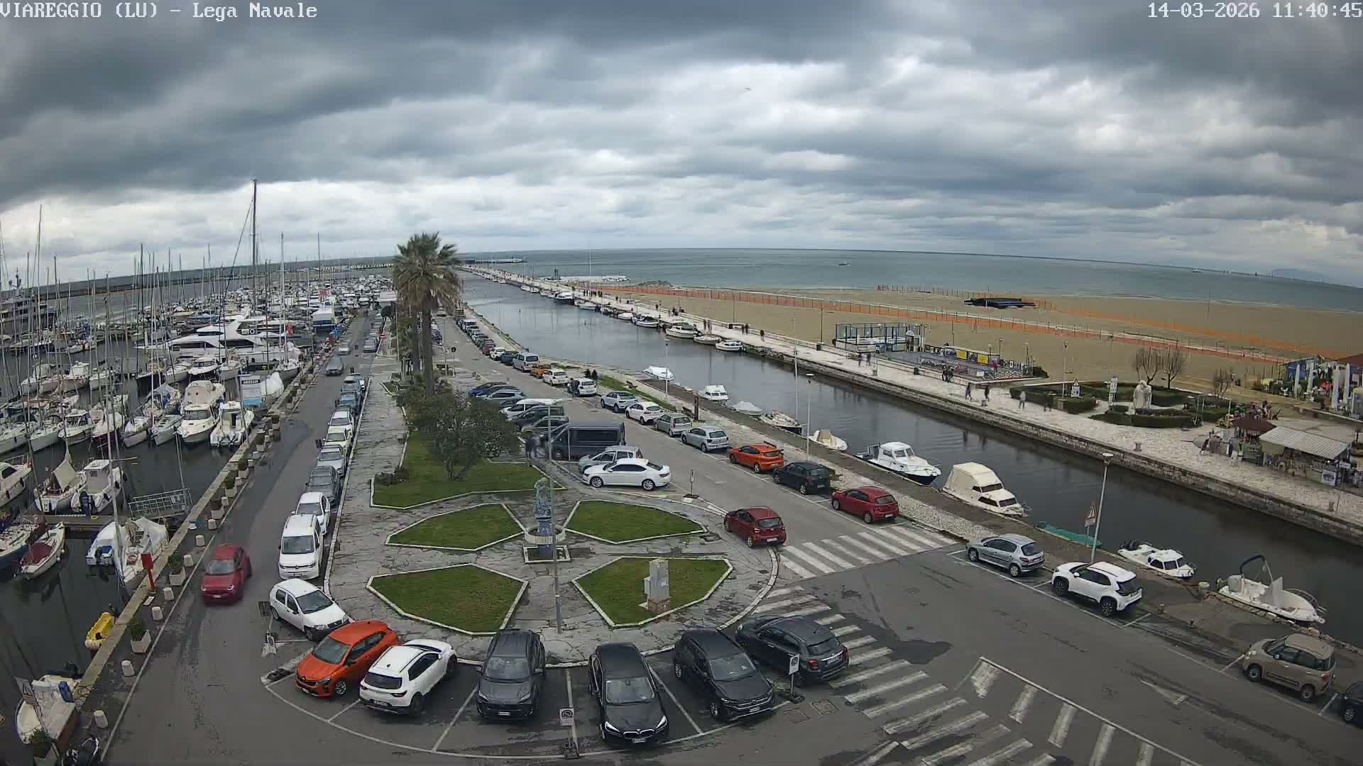 Viareggio, Naval League Coast Live Cam - Tuscany, Italy