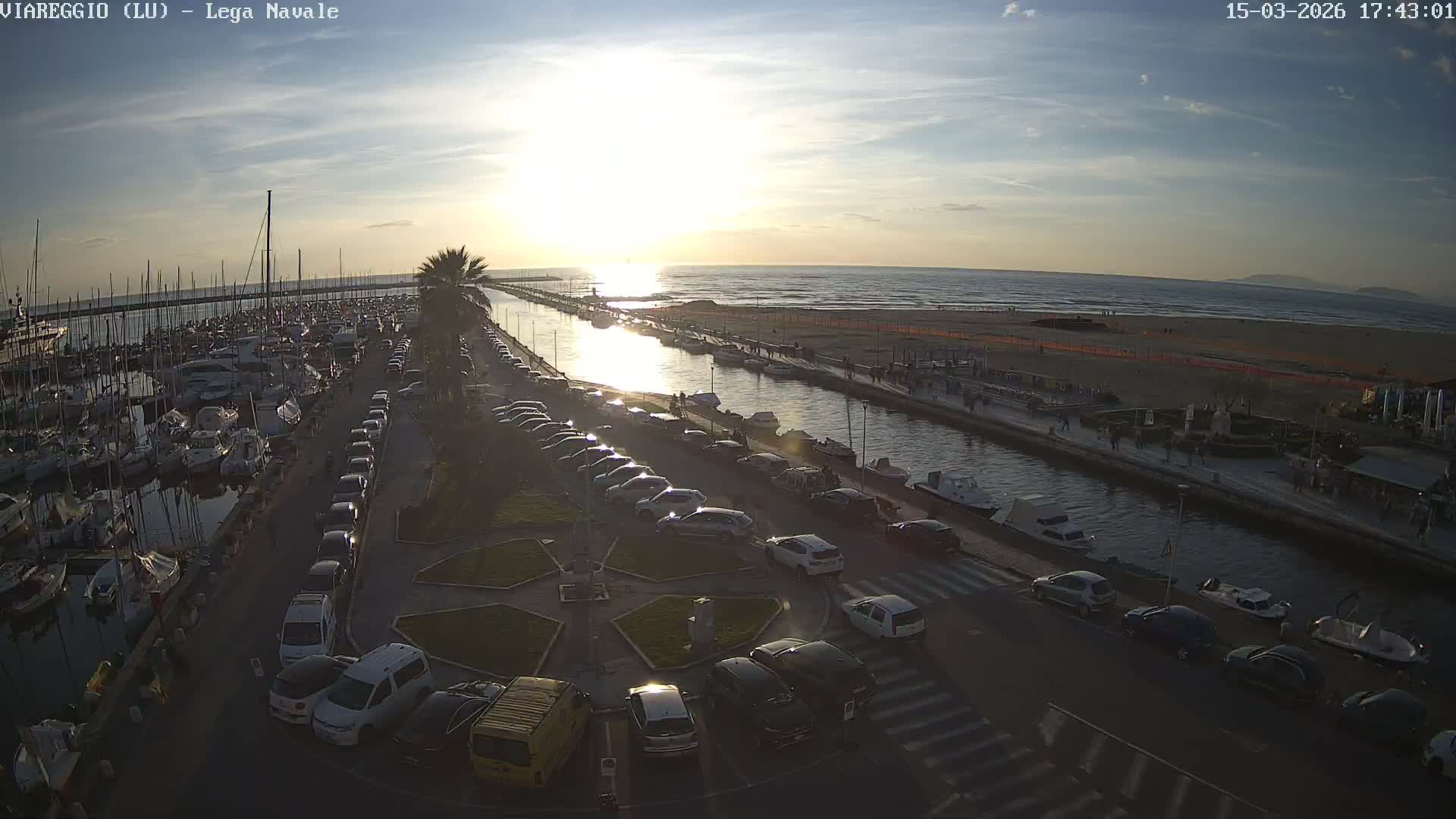 Viareggio, Naval League Coast Live Cam - Tuscany, Italy