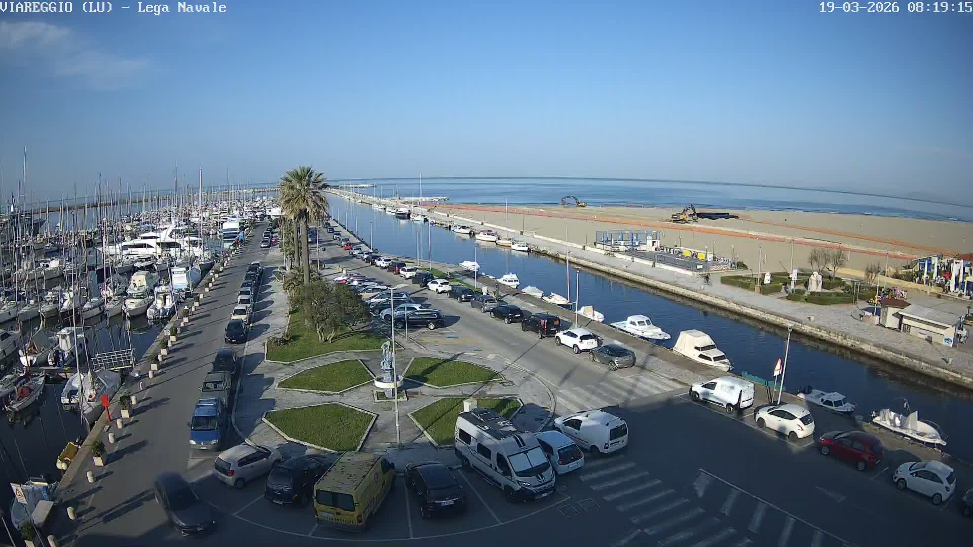 Viareggio, Naval League Coast Live Cam - Tuscany, Italy