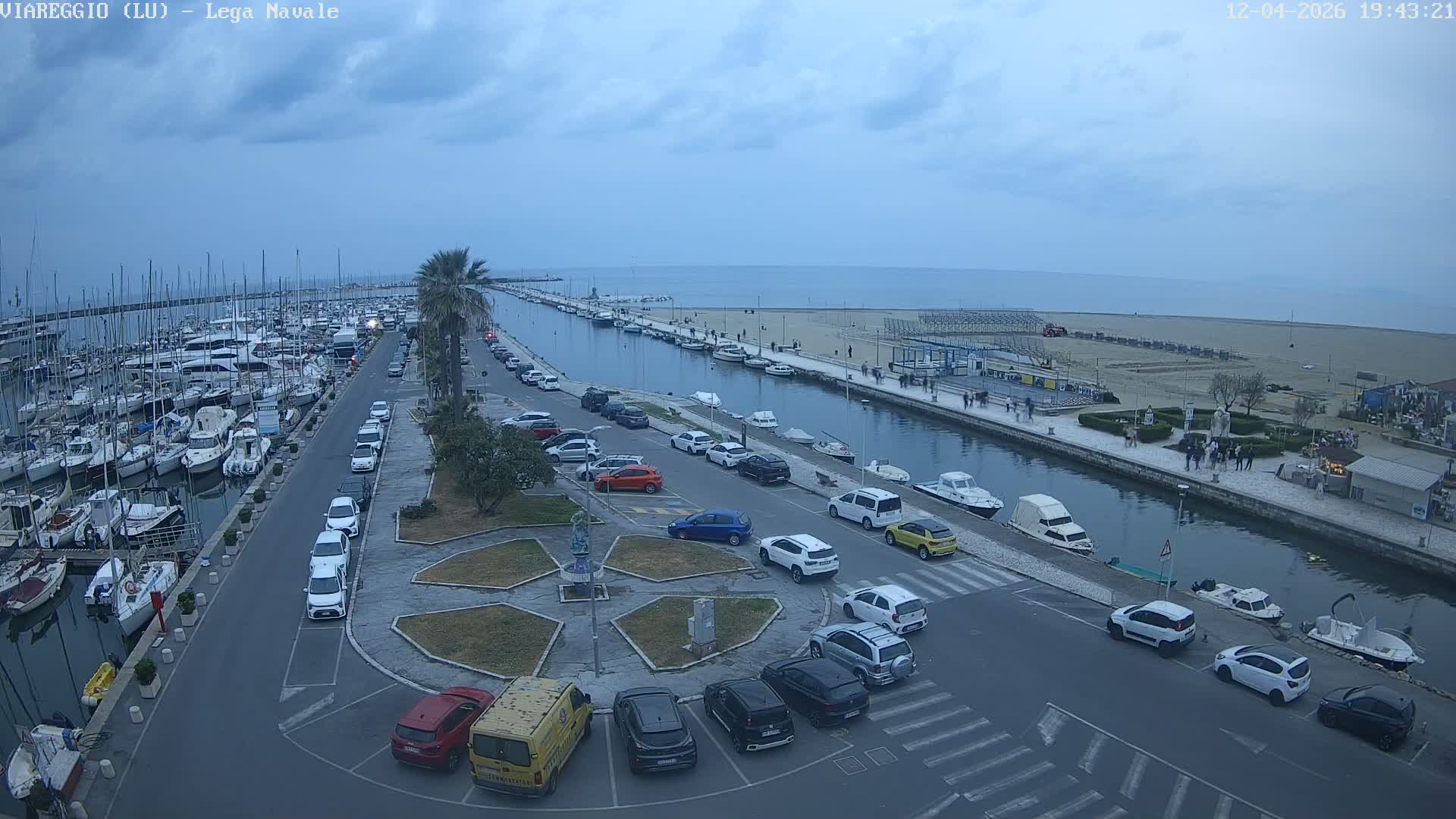 Viareggio, Naval League Coast Live Cam - Tuscany, Italy