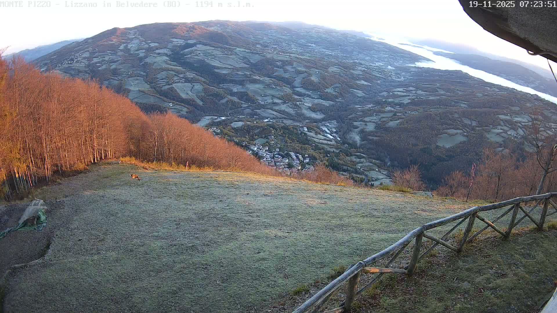 Parco Corno alle Scale, Mount Pizzo Paragliding Runway  Live Cam - Lizzano in Belvedere, Emilia-Romagna, Italy