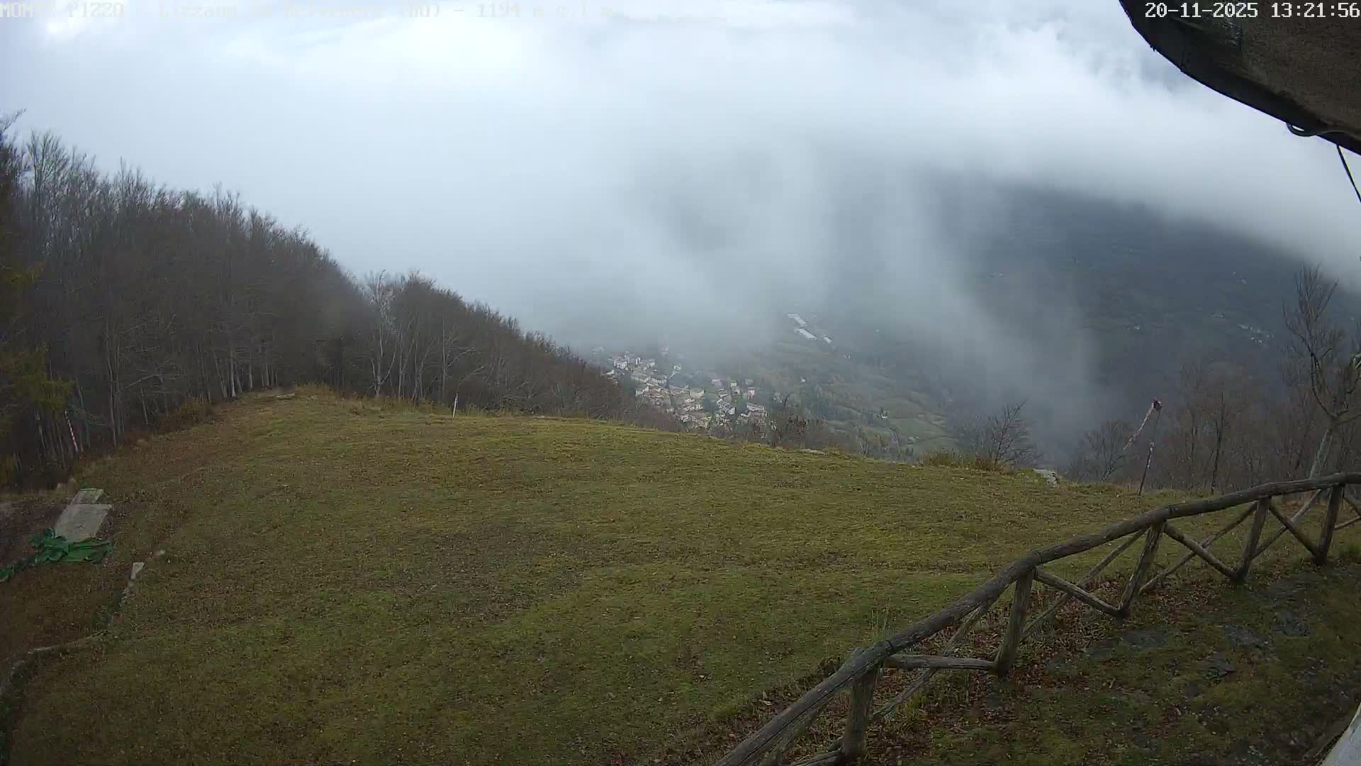 Parco Corno alle Scale, Mount Pizzo Paragliding Runway  Live Cam - Lizzano in Belvedere, Emilia-Romagna, Italy
