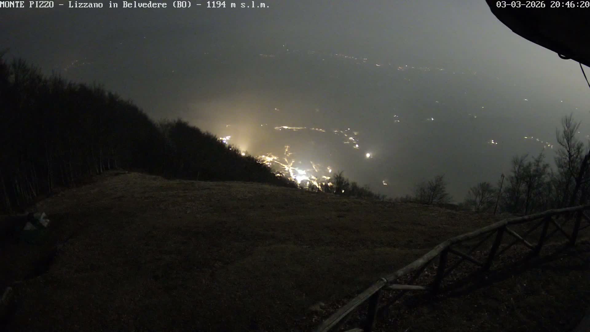 Parco Corno alle Scale, Mount Pizzo Paragliding Runway  Live Cam - Lizzano in Belvedere, Emilia-Romagna, Italy
