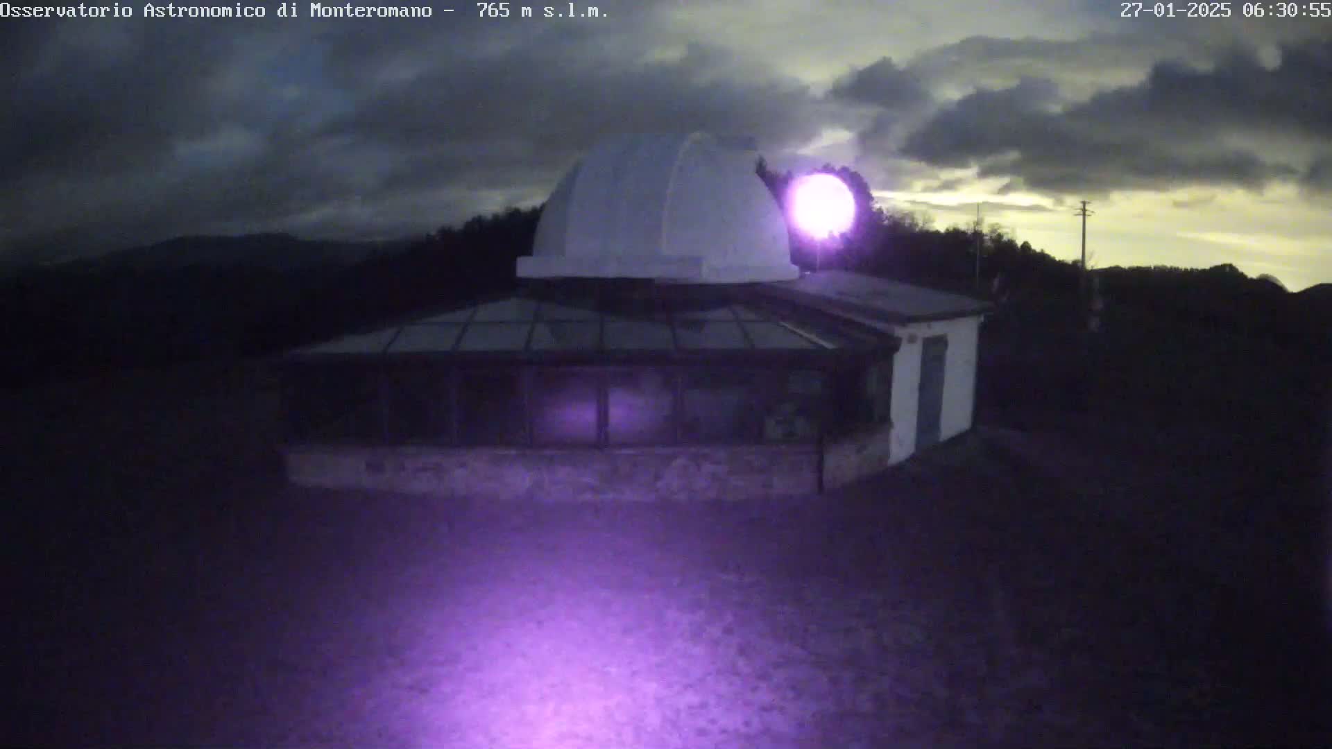 Brisighella, Mount Romano Astronomical Observatory Live Cam - Ravenna, Italy