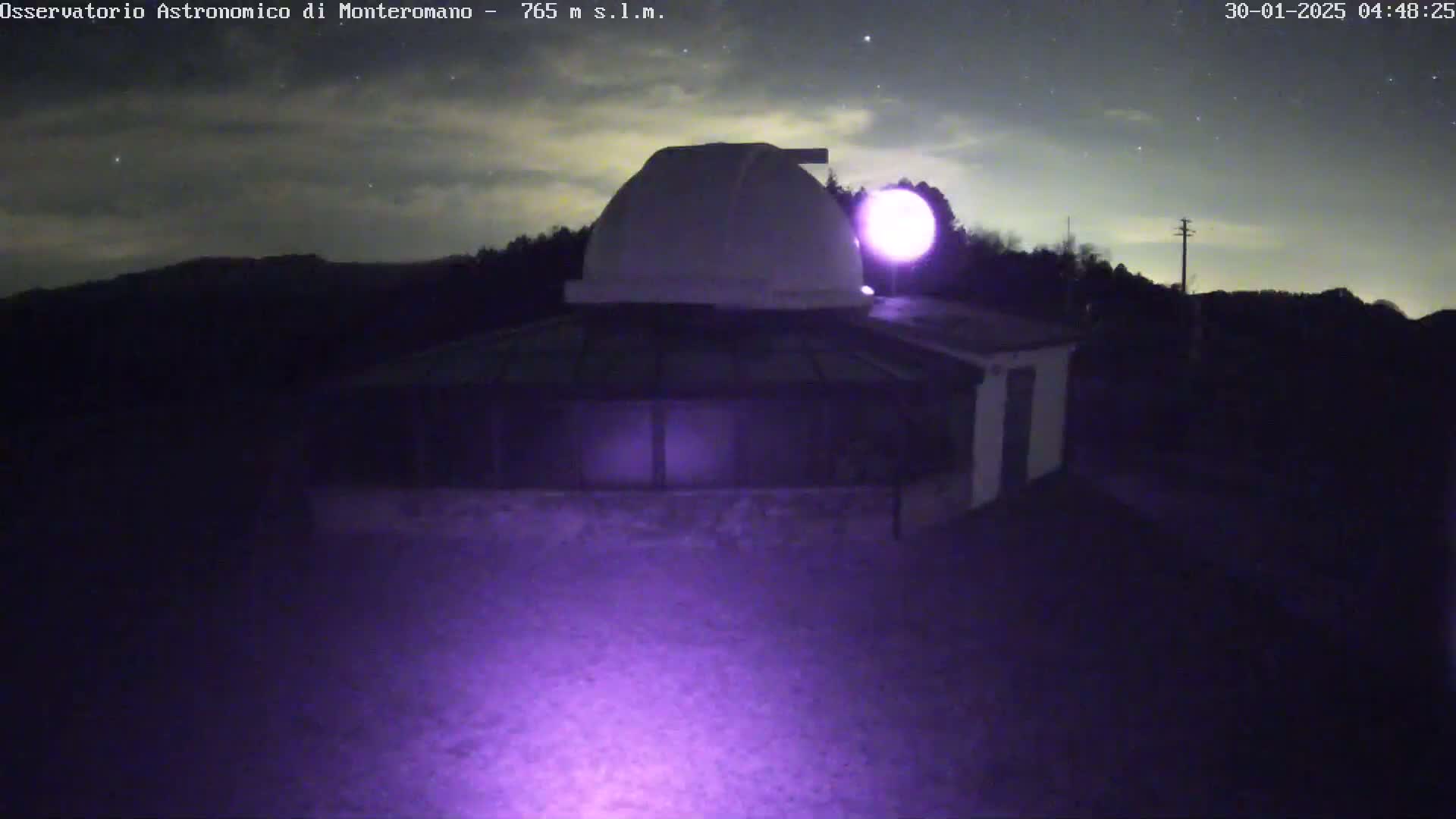Brisighella, Mount Romano Astronomical Observatory Live Cam - Ravenna, Italy