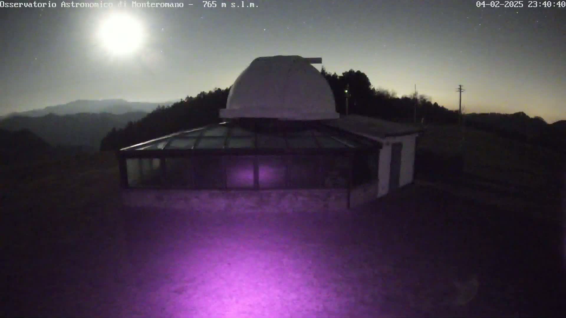 Brisighella, Mount Romano Astronomical Observatory Live Cam - Ravenna, Italy