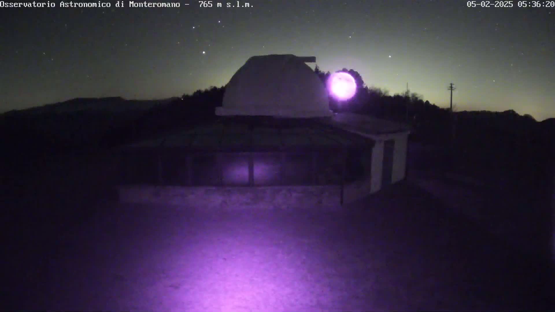 Brisighella, Mount Romano Astronomical Observatory Live Cam - Ravenna, Italy