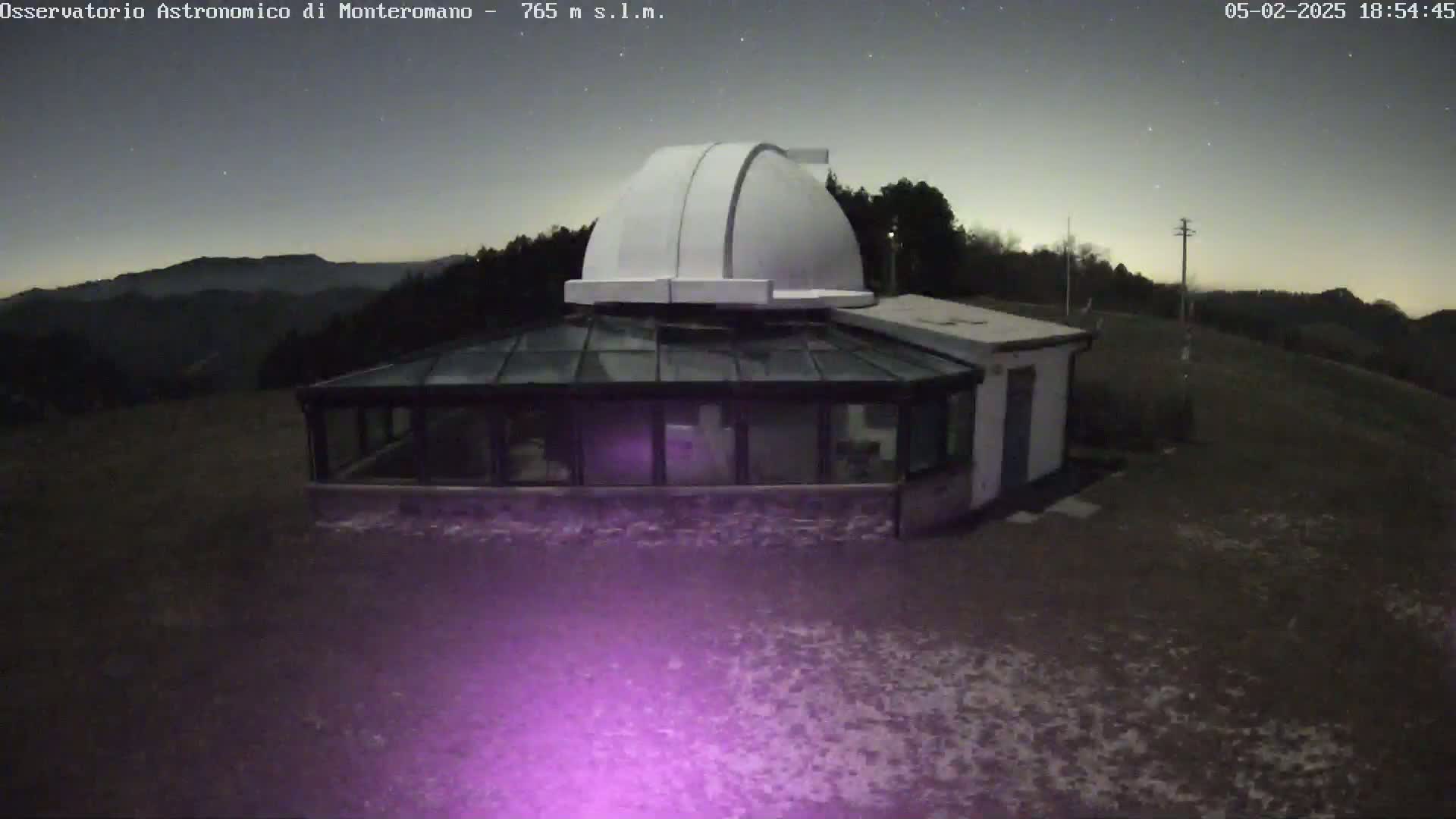 Brisighella, Mount Romano Astronomical Observatory Live Cam - Ravenna, Italy