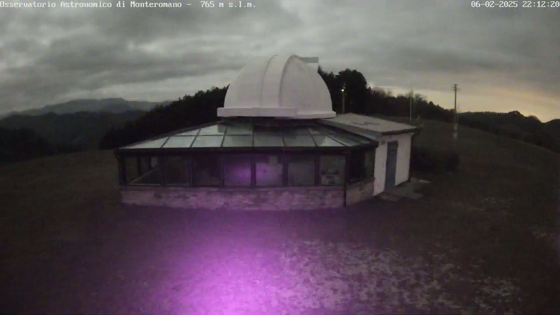 Brisighella, Mount Romano Astronomical Observatory Live Cam - Ravenna, Italy