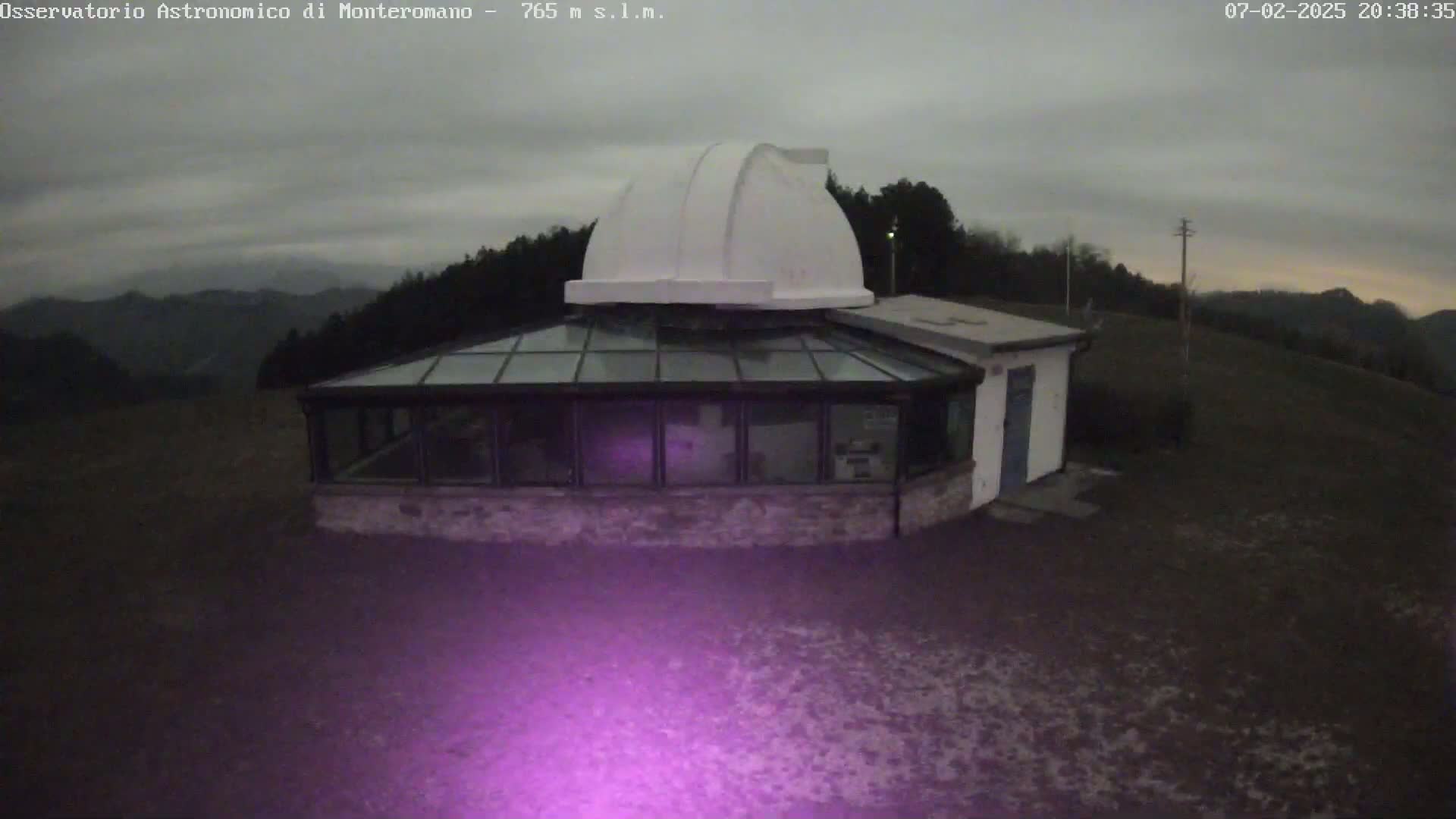 Brisighella, Mount Romano Astronomical Observatory Live Cam - Ravenna, Italy