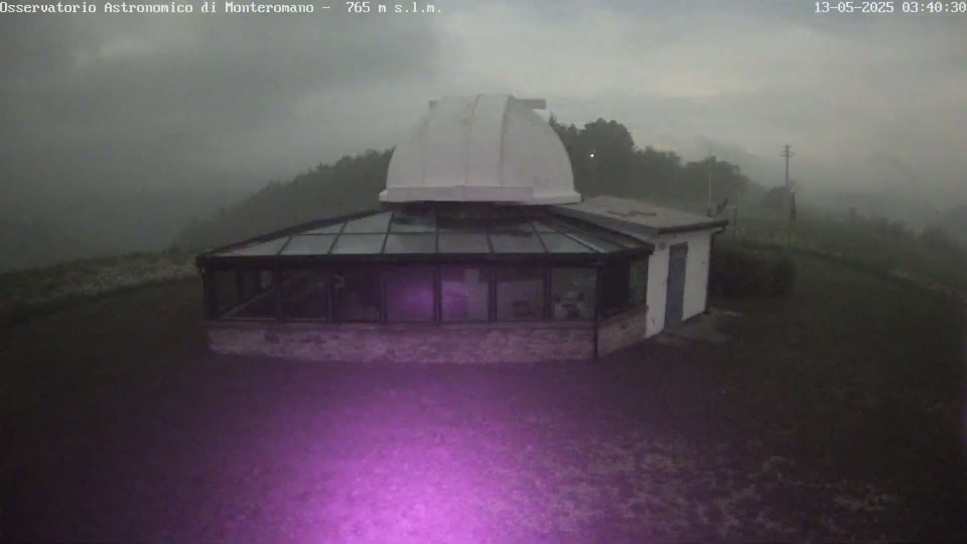 Brisighella, Mount Romano Astronomical Observatory Live Cam - Ravenna, Italy
