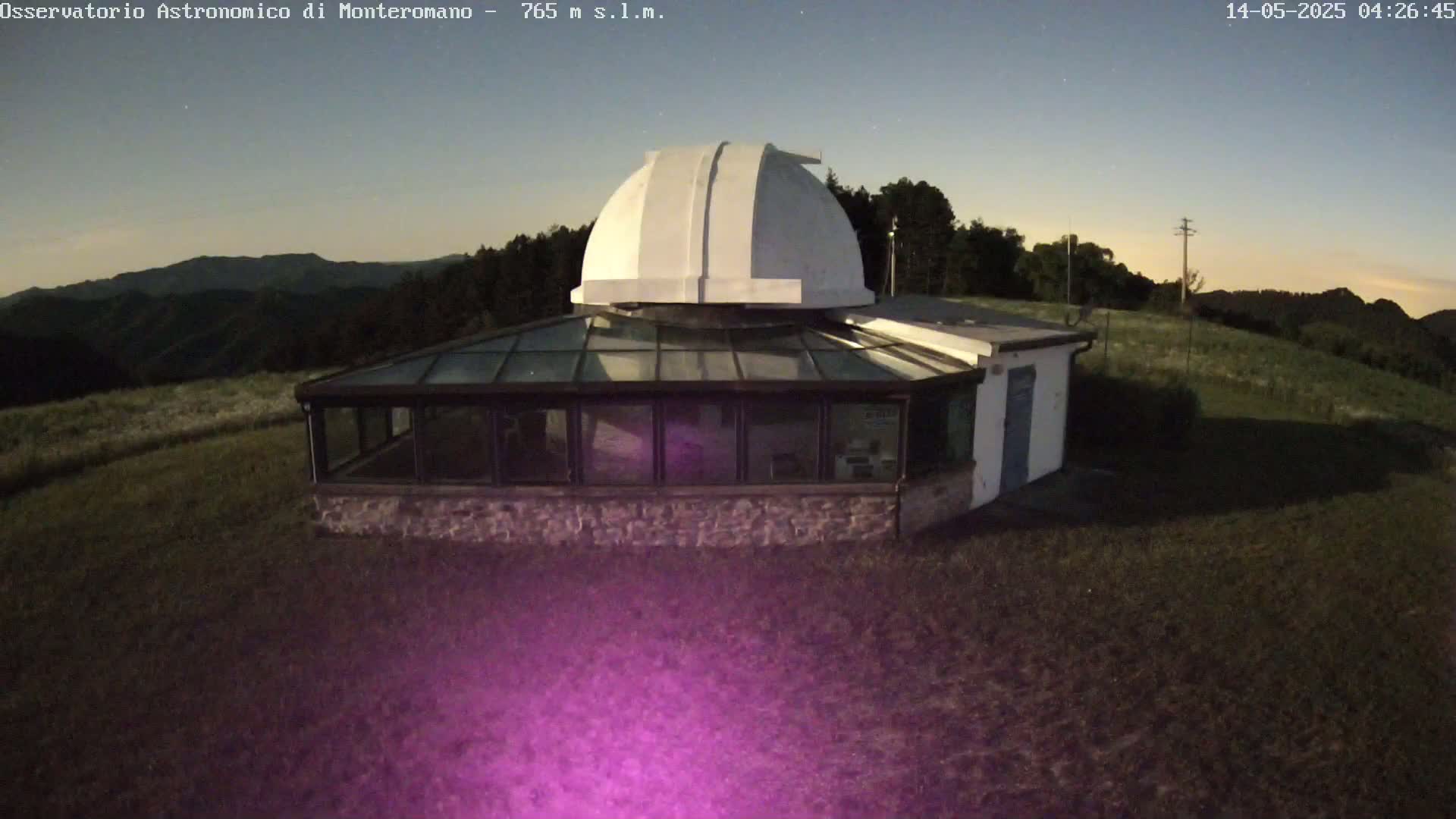 Brisighella, Mount Romano Astronomical Observatory Live Cam - Ravenna, Italy
