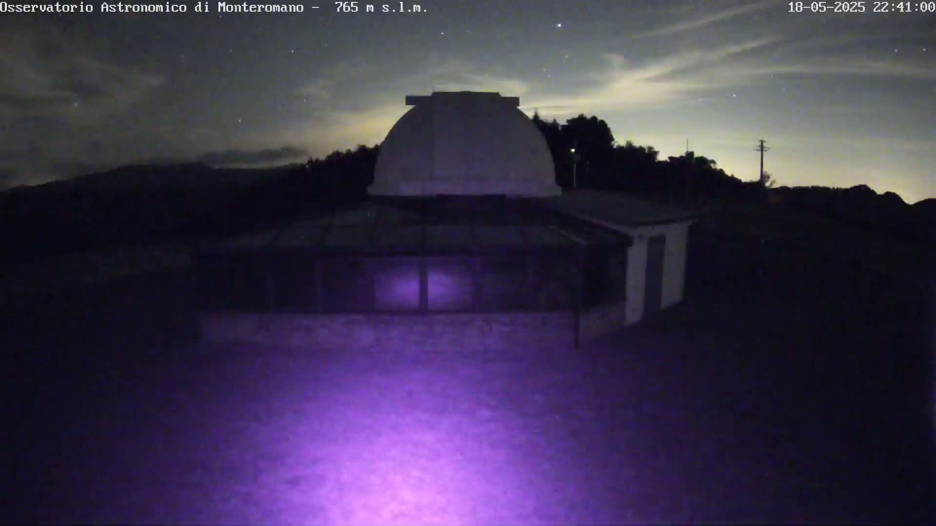 Brisighella, Mount Romano Astronomical Observatory Live Cam - Ravenna, Italy