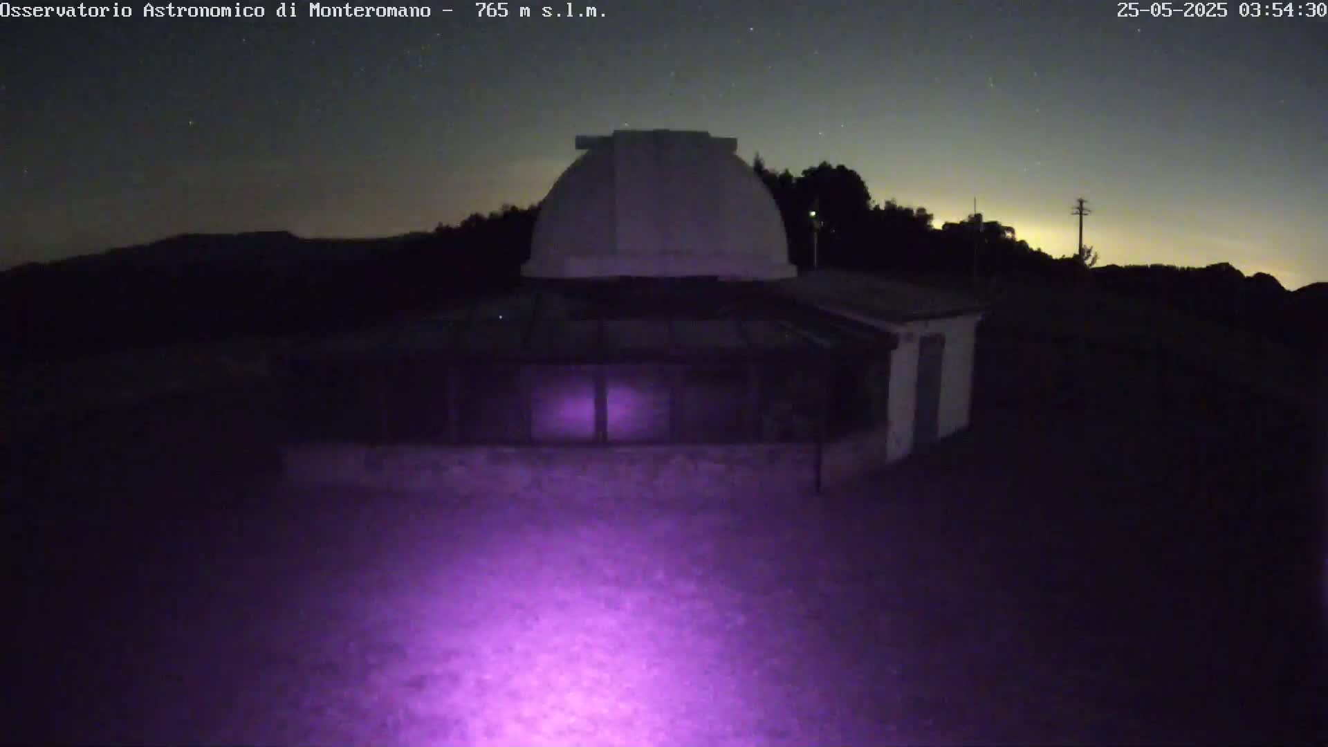 Brisighella, Mount Romano Astronomical Observatory Live Cam - Ravenna, Italy