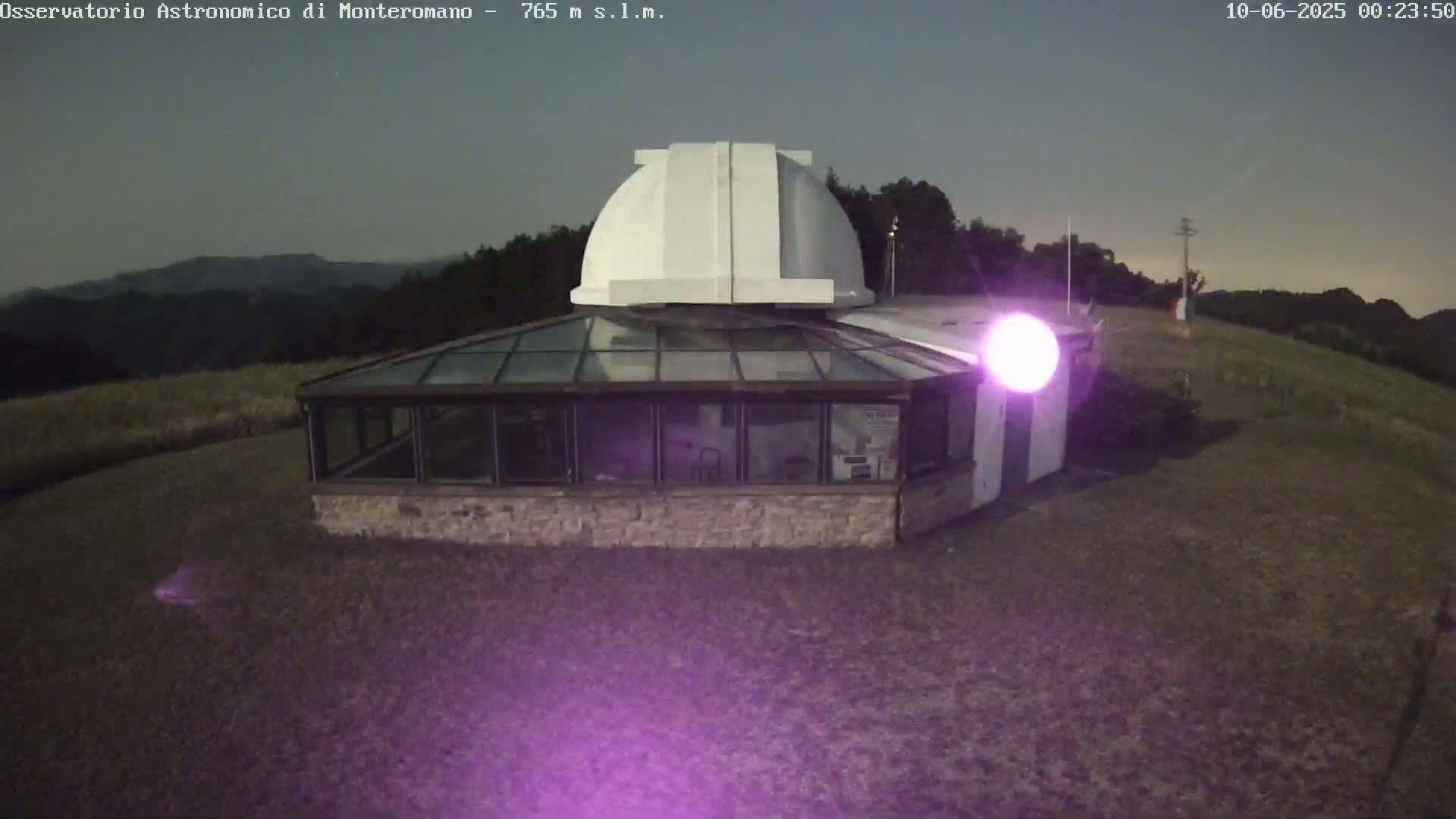 Brisighella, Mount Romano Astronomical Observatory Live Cam - Ravenna, Italy