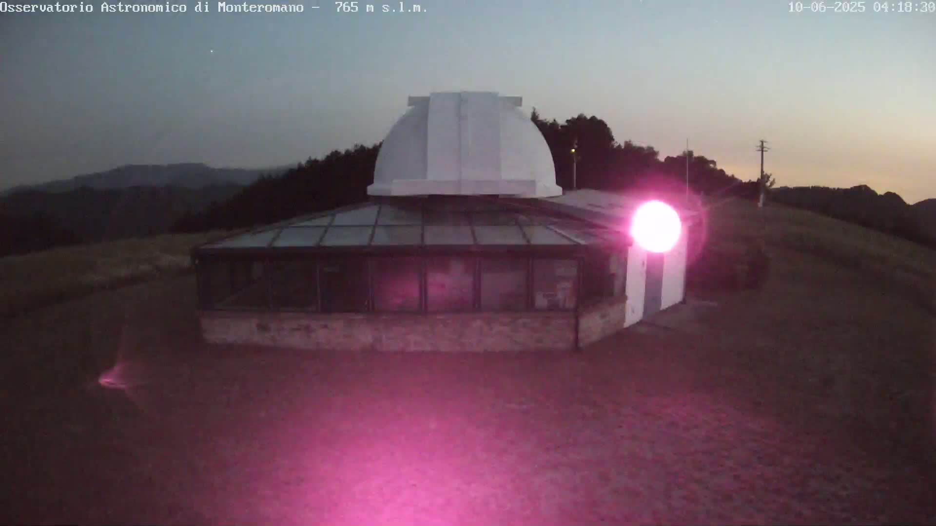 Brisighella, Mount Romano Astronomical Observatory Live Cam - Ravenna, Italy