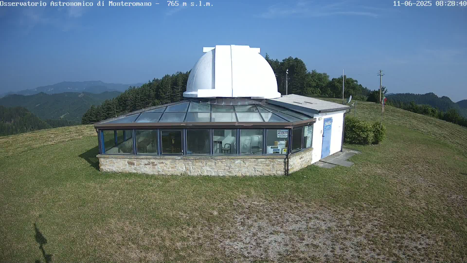 Brisighella, Mount Romano Astronomical Observatory Live Cam - Ravenna, Italy