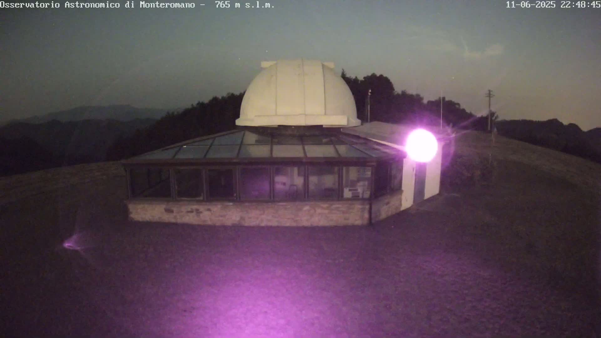 Brisighella, Mount Romano Astronomical Observatory Live Cam - Ravenna, Italy