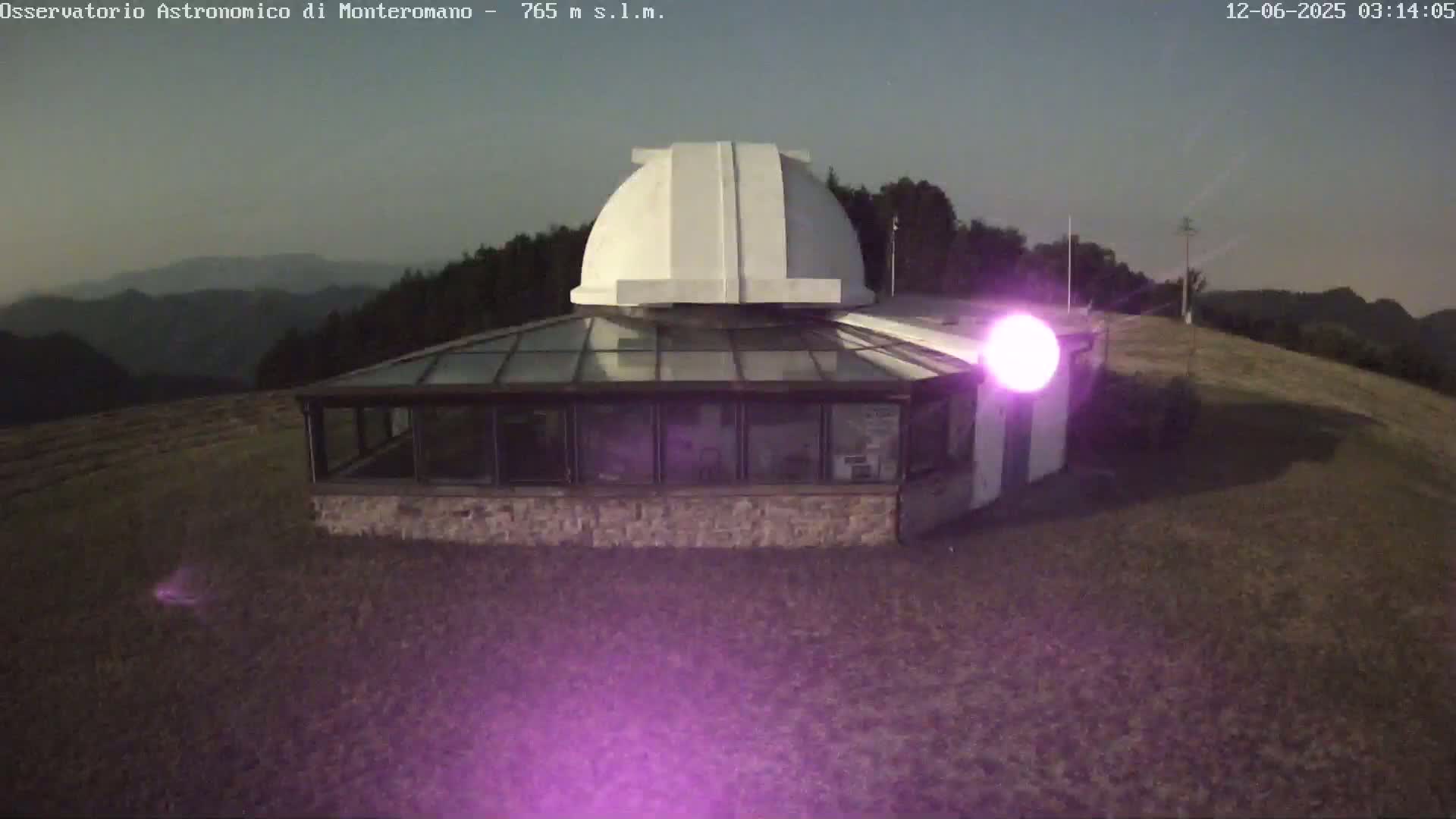 Brisighella, Mount Romano Astronomical Observatory Live Cam - Ravenna, Italy