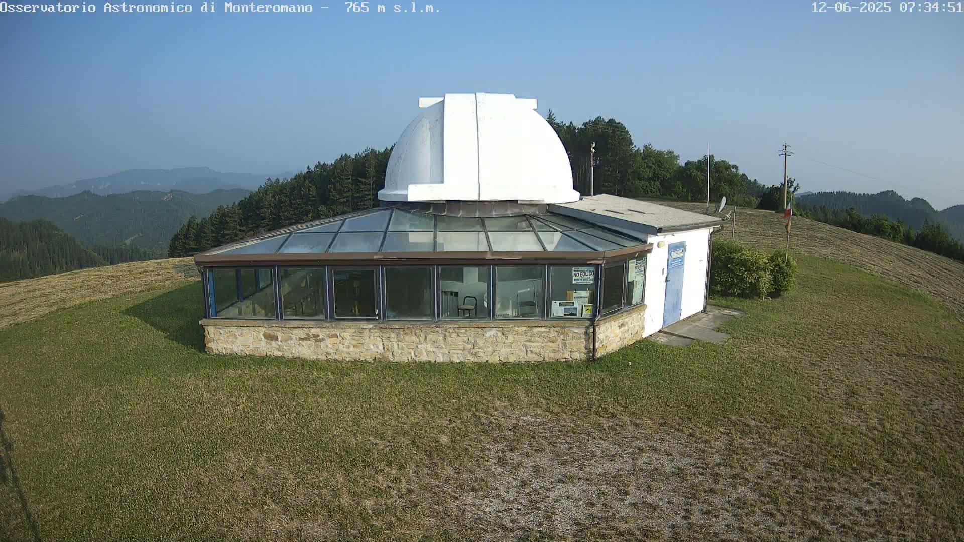 Brisighella, Mount Romano Astronomical Observatory Live Cam - Ravenna, Italy